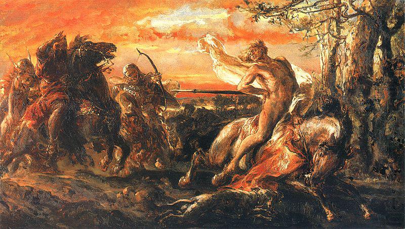 Jan Matejko The death of Leszek the White. china oil painting image